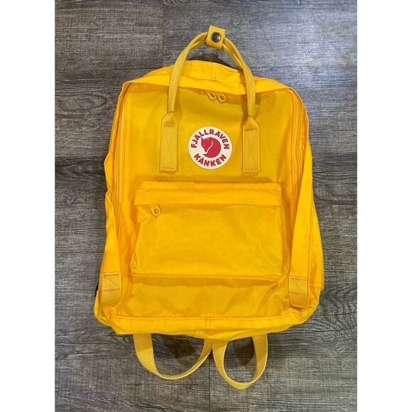 Fjallraven Other - Fjallraven Kanken F23510 Backpack - Warm Yellow Travel Student Bag